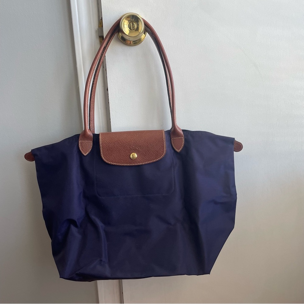 Purple Longchamp Le Pliage